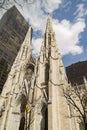 St. Patrick`s Cathedral under the daylight in Manhattan, New York Royalty Free Stock Photo