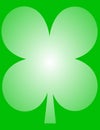 St. Patrick's Clover Leaf Royalty Free Stock Photo