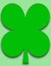 St. Patrick's Clover Leaf Royalty Free Stock Photo