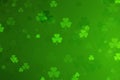 St. Patrick`s Day Abstract Green Background For Design
