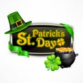 St. Patrick. S Day badge