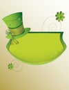 St Patrick's Day banner background Royalty Free Stock Photo