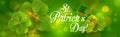 St. patrick`s day banner