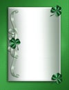 St Patrick's Day Border shamrocks