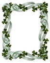 St Patrick's Day Border shamrocks