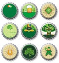 St. Patrick's Day bottle caps