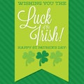 St. Patrick's Day card in vector format.