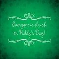 St. Patrick's Day card in vector format.