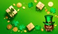St. Patrick\'s Day Celebration Decorations. AI generated