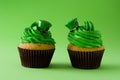 St. Patrick`s Day cupcake