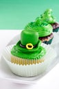 St. Patrick's Day cupcakes Royalty Free Stock Photo