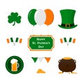 St. Patrick`s Day Elements Royalty Free Stock Photo