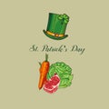 St.patrick`s day Food Royalty Free Stock Photo