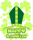 St. Patrick's Day greeting. Vector illustration Royalty Free Stock Photo