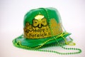 St. Patrick`s Day hat and decor