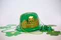 St. Patrick`s Day hat and decor