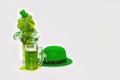 St. Patrick`s Day Holiday Decor with copy space