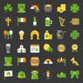 St patrick`s day icon Royalty Free Stock Photo