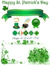 St patrick`s day icons