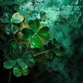 st patrick's day irish clover background