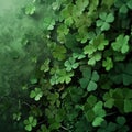 st patrick's day irish clover background