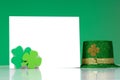 St. Patrick's Day Note blank notecard