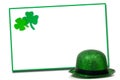 St. Patrick's Day Note blank notecard