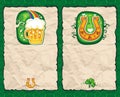 St. Patrick's Day paper backgrounds series 2