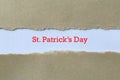 St. patrick`s day on paper