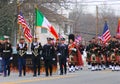 St Patrick's Day Parade Honor Guard Royalty Free Stock Photo