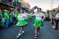 St. Patrick`s Day Parade New Orleans Louisiana Royalty Free Stock Photo