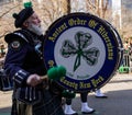 St. Patrick`s Day Parade in New York City March 16, 2019 Royalty Free Stock Photo