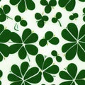 St. Patrick\'s Day Patches Pattern for Scrapbooking and Invitations.