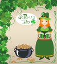 St. Patrick`s Day poster design