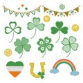 St. Patrick`s Day Set Royalty Free Stock Photo