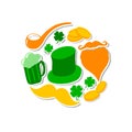 St. Patrick`s Day set, holidays