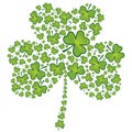 St Patrick's day shamrock pattern