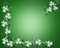 St Patrick's Day Shamrocks Border