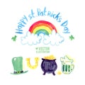 St. Patrick's day symbol set