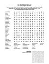 St. Patrick`s Day word search puzzle