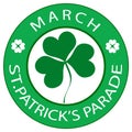 St.Patrick's parade badge