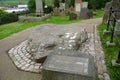St. Patrick`s tomb, Downpatrick, Northern Ireland Royalty Free Stock Photo