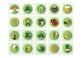 st patrick's day icons collection. Vector illustration decorative design Royalty Free Stock Photo