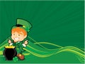 St. Patricks corner Royalty Free Stock Photo