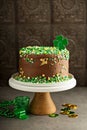 St Patricks day chocolate cake