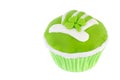 St. patricks day cupcake Royalty Free Stock Photo