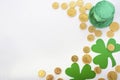 St Patricks Day Flat Lay Royalty Free Stock Photo