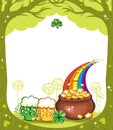 St. Patricks Day frame Royalty Free Stock Photo