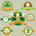 St.Patricks Day frame banner elements Royalty Free Stock Photo