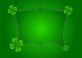 St patricks day frame border background Royalty Free Stock Photo